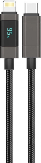 Foneng XS05 USB‑C na Lightning kabel s PD 27 W, 1,2 m, crni