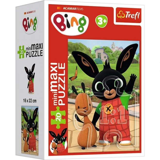 Mini slagalica miniMaxi 20 dijelova Bingovi prijatelji/Kunić Bing