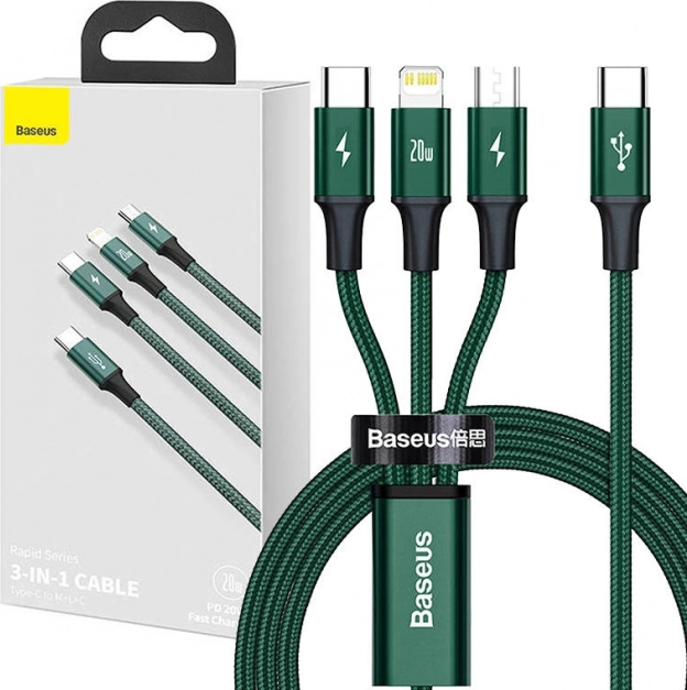 Podatkovni kabel 3 u 1 Baseus Rapid Series