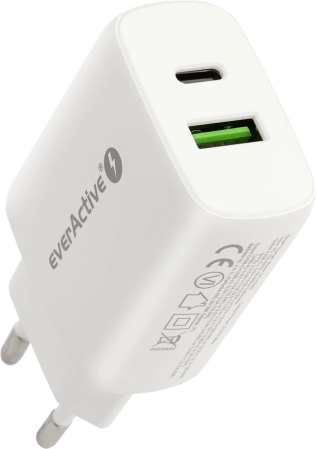 USB/USB-C punjač 25W bijeli
