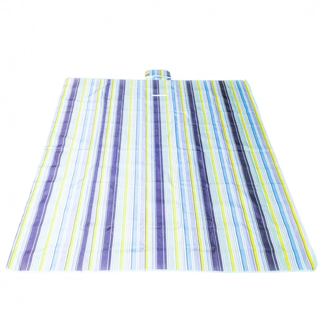 Sklopiva vodootporna plažna i piknik deka 200x200 cm plava