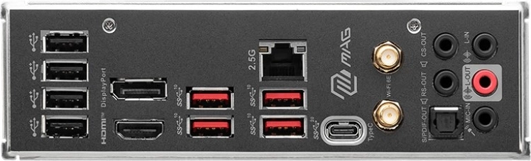 Premium povezivost: Wi‑Fi 6E, 2,5G LAN i bogat I/O