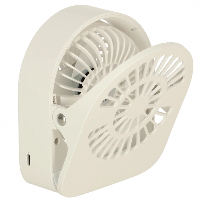 Bežični USB stolni ventilator 11,5 cm bijeli