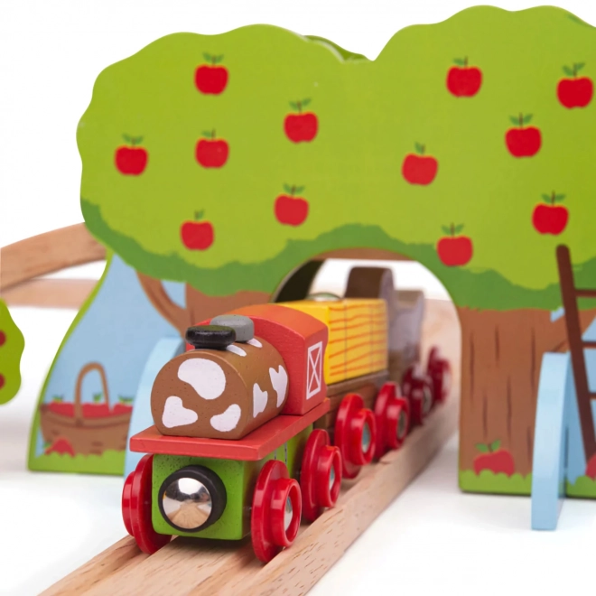 Bigjigs Rail Drvena vlakodraga farma