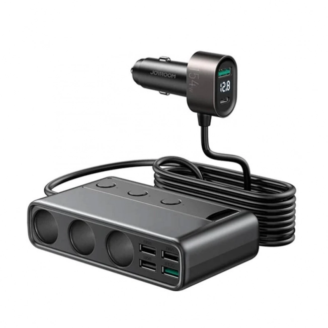 Punjač za auto JOYROOM JR-CL06 Multi-Port (crna)