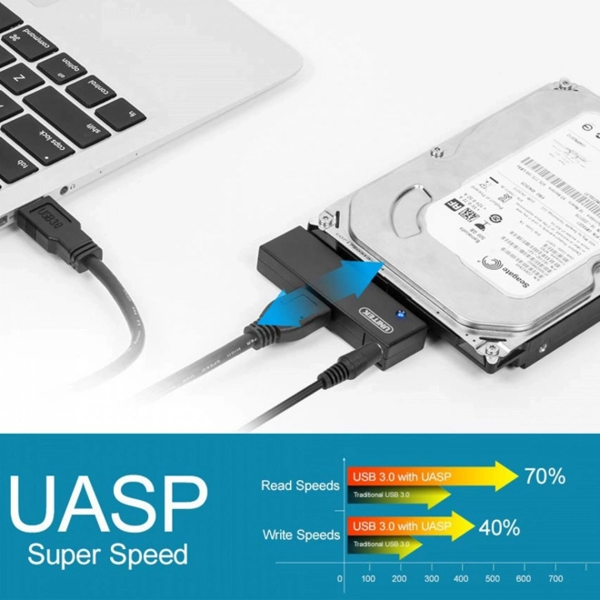 Adapter USB 3.0 na SATA III za HDD/SSD 2,5/3,5 inča