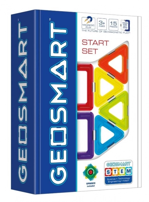Magnetna konstrukcijska igračka GeoSmart Start set - 15 dijelova