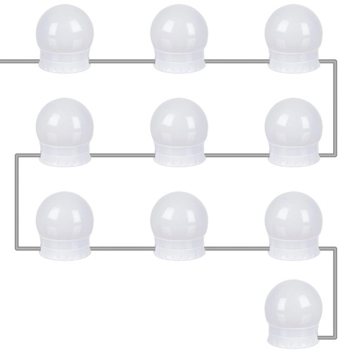LED lampe za ogledalo/toaletni stol - 10 kom.