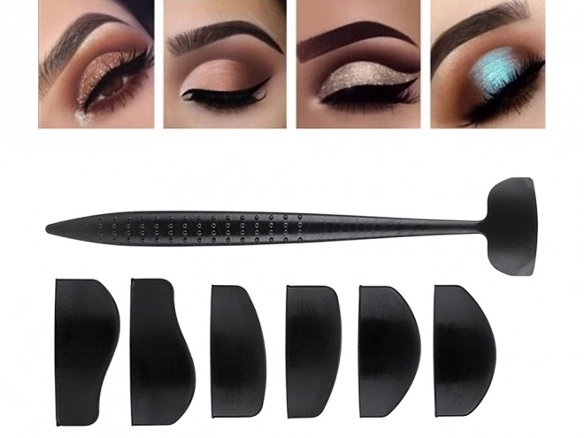 Set silikonskih šablona za eyeliner