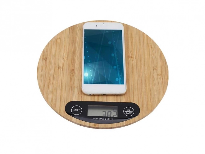 Bambusova digitalna kuhinjska vaga do 5 kg