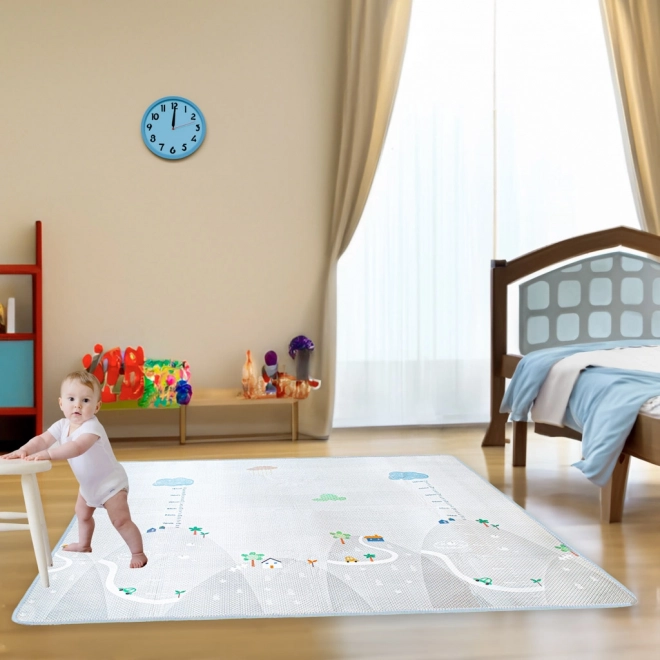 Obrazovna podloga s metričkom skali za rast 200x180x1cm