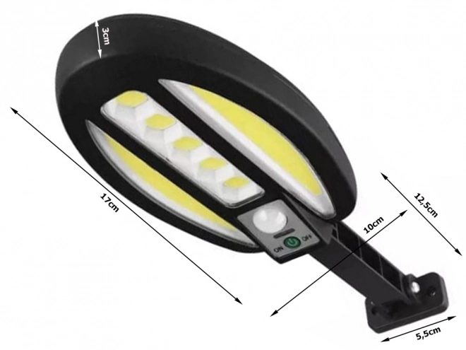 Solarna LED svjetiljka s senzorom pokreta