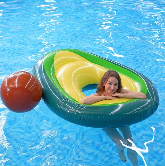 Nafukavajući madrac Avokado s loptom 150 cm XL