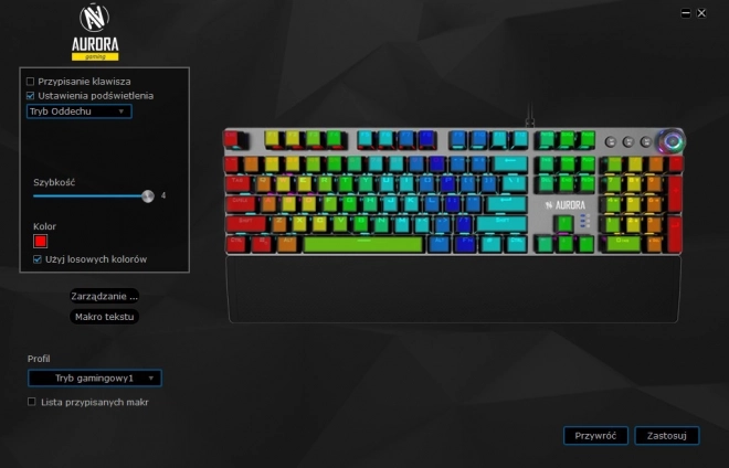 Mehanička gamerska tipkovnica Aurora K-4