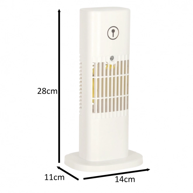 Prijenosni bijeli ventilator i klima uređaj s humidifikatorom