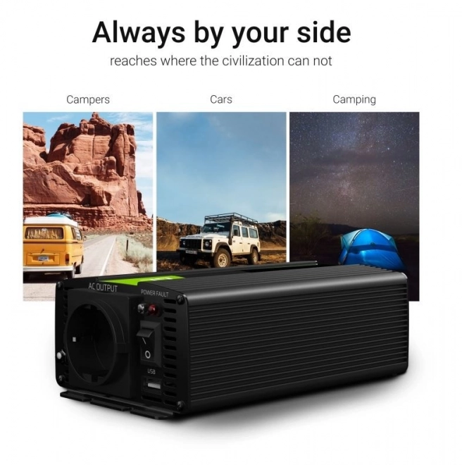 Prijenosni pretvarač napona Green Cell 12V na 230V 1000W/2000W