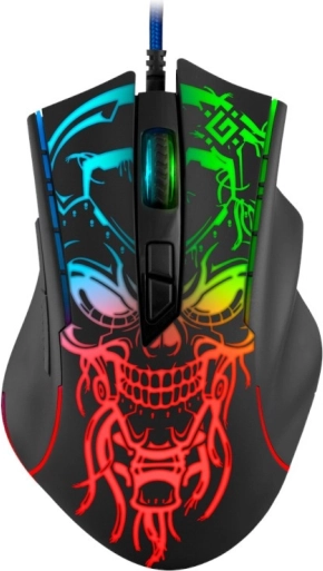 Žičani gamerski miš BULLETSTORM GM-928, RGB, 7 tipki