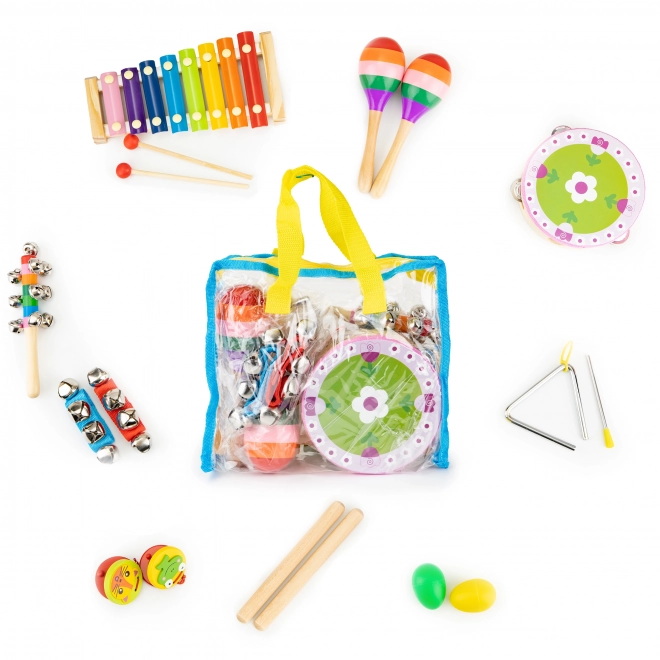 Glazbeni set od 14 instrumenata + torba Ecotoys