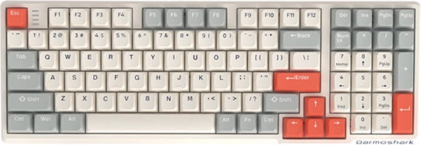 Gaming tipkovnica Darmoshark K7 Pro bijela