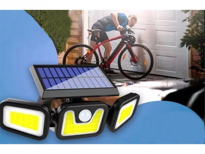 Solarna ulična lampa s senzorom kretanja i daljinskim upravljačem