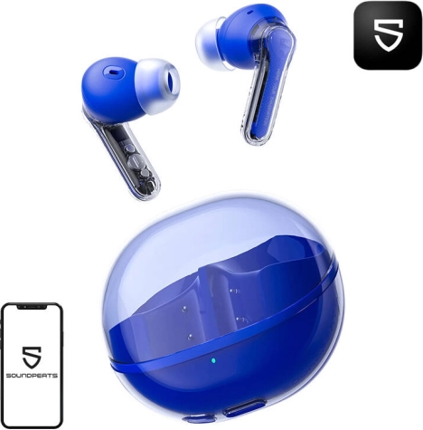 bežične slušalice TWS SoundPEATS Clear plava