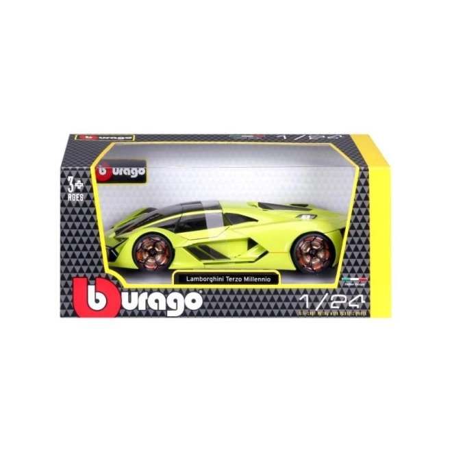 Bburago 1:24 Lamborghini Terzo Millenio Zelena