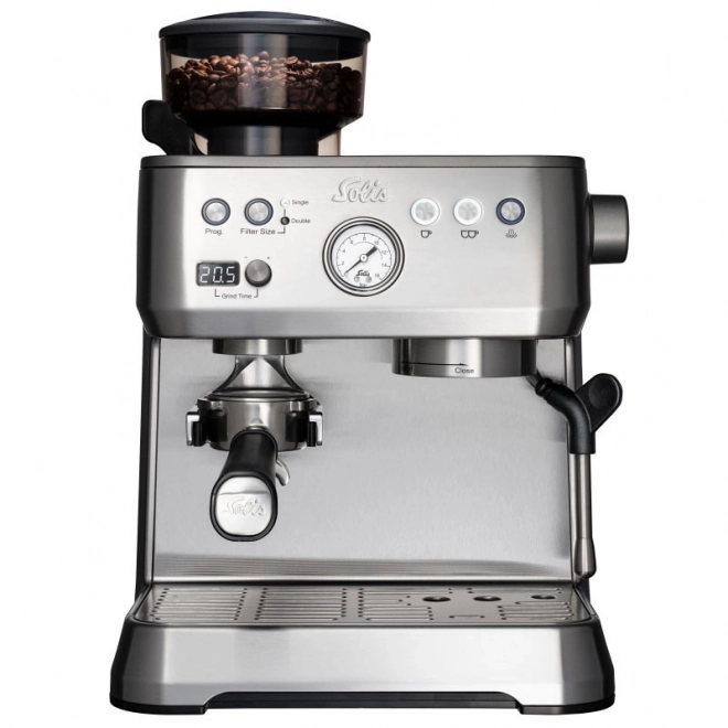 Espresso aparat Solis Grind & Infuse Perfetta srebrni