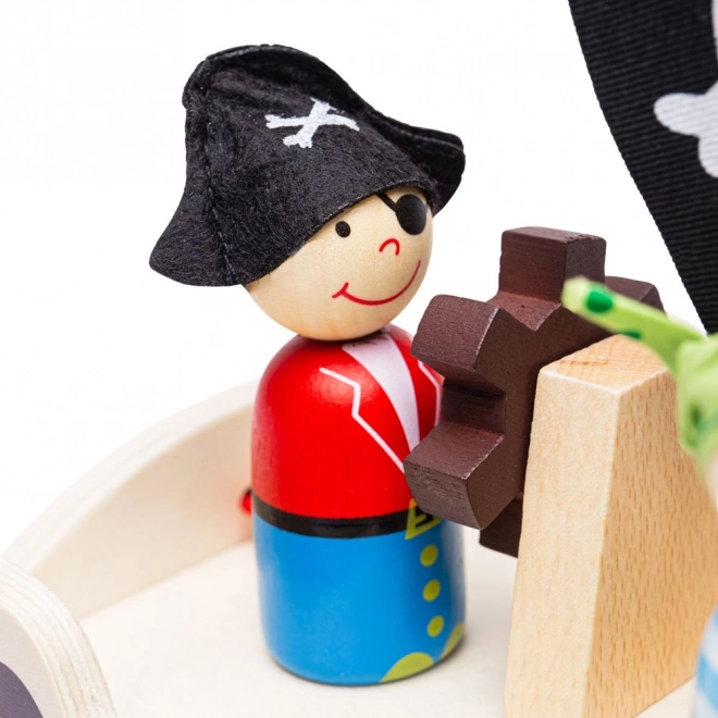 Drvena gusarska lađa s priborom od Bigjigs Toys