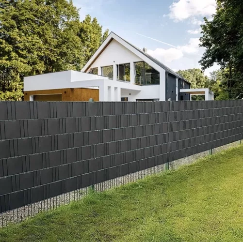 Traka za ograde 19 cm x 35 m 630 g/m2 antracit 23703