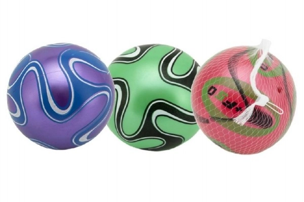 Šareni napuhani plastični balon 15 cm u mrežici