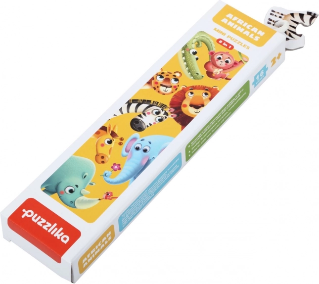 Puzzlika afričke životinje – edukativne puzzle 8 životinja, 16 dijelova