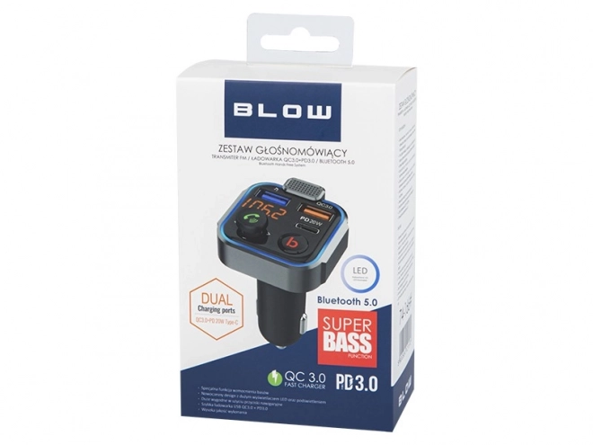 FM Transmiter Bluetooth 5.1 s brzim punjenjem QC 3.0