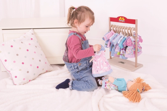 Bigjigs Toys Plavo pidžama za lutku 28 cm