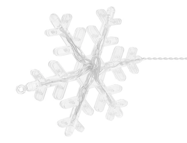 LED šareni zastor sa pahuljama i zvjezdicama - 5 m, 138 LED