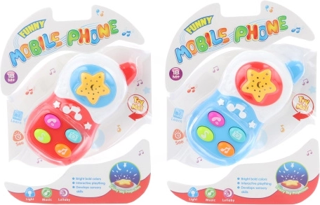 Plastični zvučni telefon na baterije za djecu