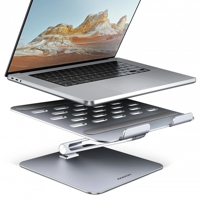 Stalak za prijenosno računalo AXAGON STND-LQ od aluminija, 10-16", podesivi kut