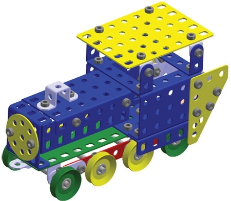 Merkur 031 Željeznički modeli - 211 dijelova