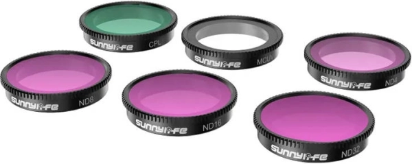 Set od 6 filtara MCUV, CPL i ND4/ND8/ND16/ND32 za INSTA360 GO 3/GO 2 – Sunnylife