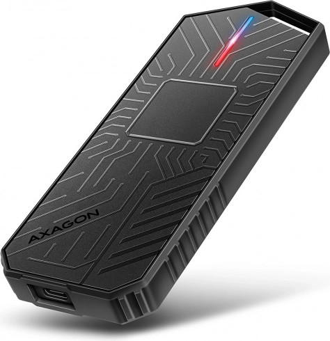 Gaming aluminijsko kućište AXAGON USB‑C 3.2 Gen 2 za M.2 NVMe/SATA SSD