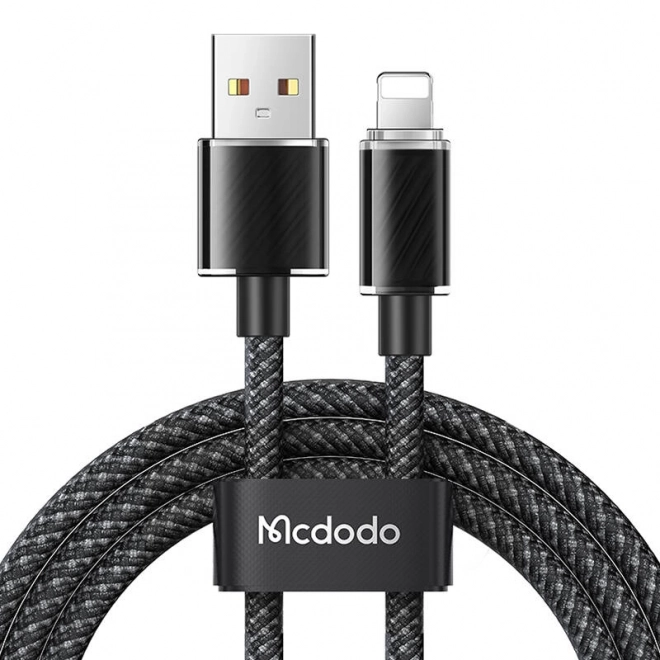 USB-A na Lightning kabel McDodo crni 1,2 m
