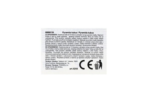 Šarena sklopiva piramida za djecu