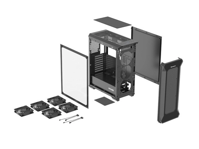 Ormar Genesis Irid 505F s prozorom USB 3.0
