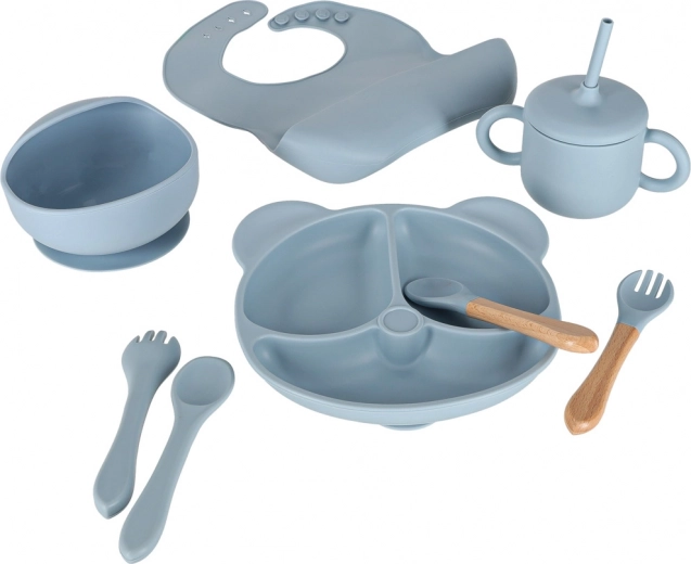 Tanjur i zdjelica s vakuumskom podlogom protiv nereda