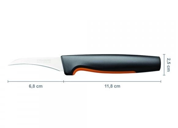 Zakrivljeni nož za guljenje Fiskars Functional Form 7 cm
