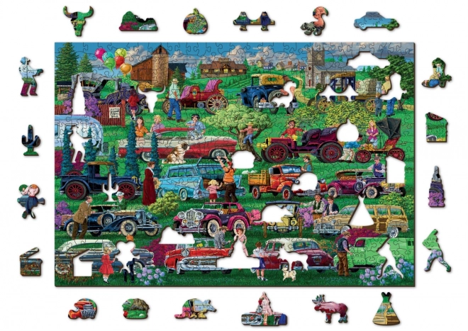 Drvene puzzle WOODEN CITY Veterani 2v1