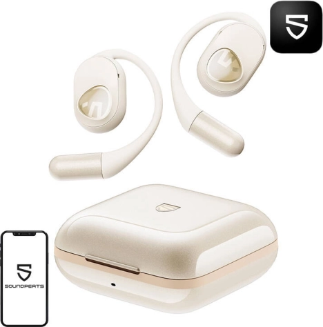 Bežične slušalice Soundpeats GoFree2+ bijele