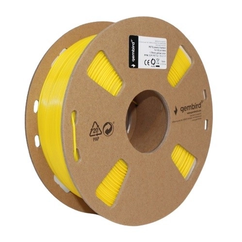 Filament za 3D printer PETG 1.75mm 1kg žuti