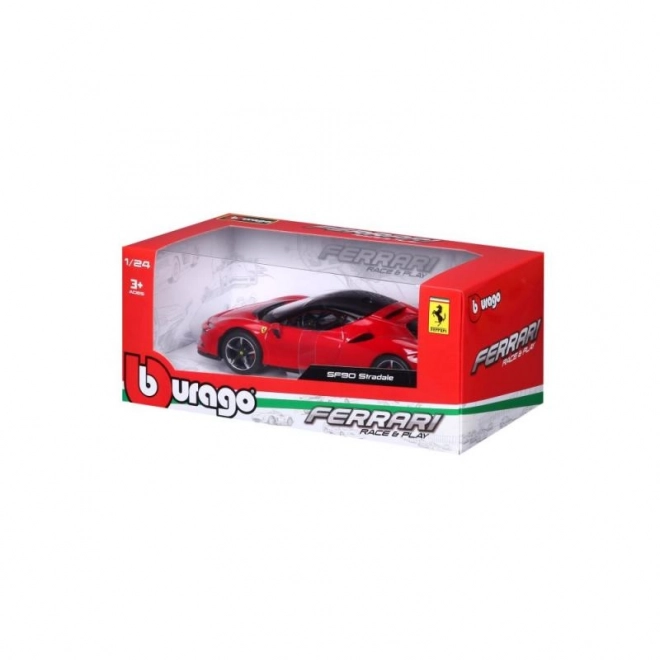 Bburago 1:24 Ferrari Top SF90 Stradale Crvena