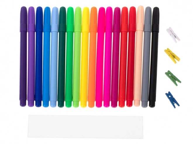 Plastični slikarski set u koferu 123 komada