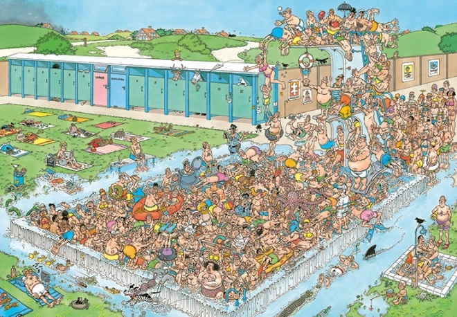 JUMBO Puzzle Gužva u bazenu 2000 dijelova